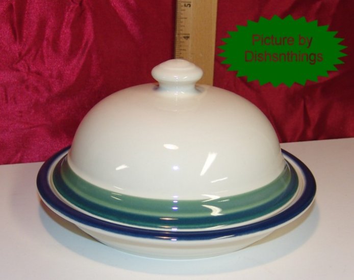 Pfaltzgraff OCEAN BREEZE Domed Butter Plate Set NIB USA