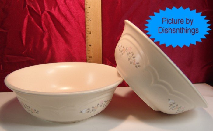 Pfaltzgraff REMEMBRANCE 8 in pair of Serving Bowls NEW!
