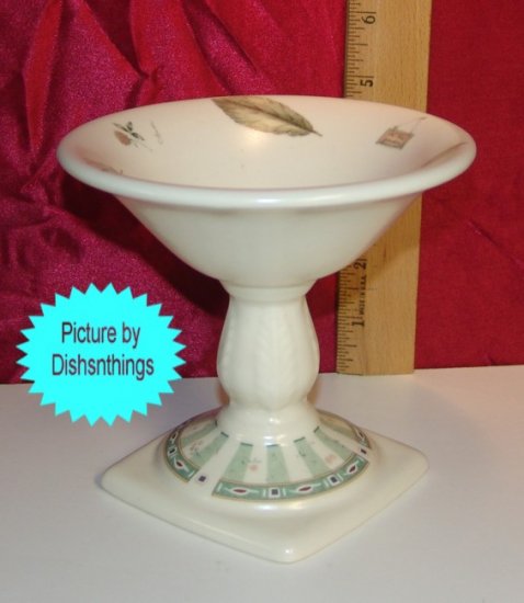 Pfaltzgraff NATUREWOOD Mini Pedestal Compote Bowl MINT!