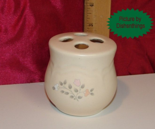 Pfaltzgraff REMEMBRANCE Stoneware Toothbrush Holder USA