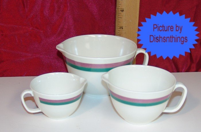 Pfaltzgraff JUNIPER 3pc Melamine Measure Cup Set