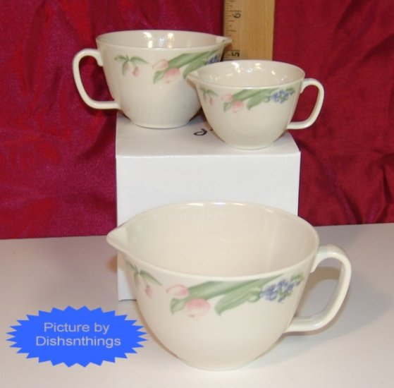 Pfaltzgraff GARDEN PARTY 3pc Melamine Measure Cup Set