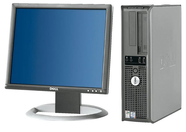 Dell GX620 SFF Desktop 2.8GHz P4 CPU / 2GB Ram / 80GB HDD / Win 7 Ult / Office 2007 w/ 17' Monitor