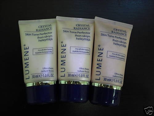 LOT OF 5 LUMENE CRYSTAL RADIANCE SKIN TONE PERFECTOR