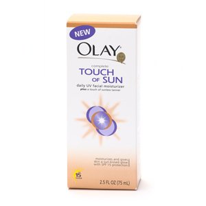 10 OLAY TOUCH OF SUN SUNLESS TANNER FACIAL MOISTURIZER