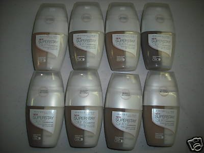 Lot of New 100 Maybelline Superstay Silky Fondation