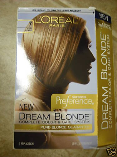 LOT OF 5 NEW LOREAL DREAM BLONDE. 7 DARK BLONDE