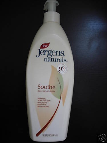 5 Jergens Naturals SOOTHE daily moisturizer 16.8 oz