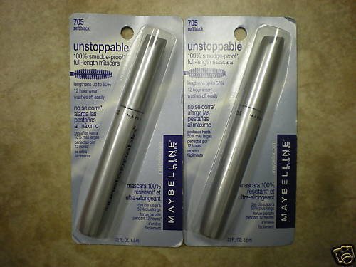Lot of 8 Maybelline Unstoppable Mascara. Very Black