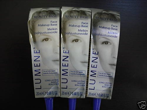 LOT OF 5 LUMENE BEAUTY BASE FACE MAKEUP BASE