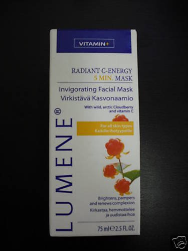 6 LUMENE Renew Relax Radiant C ENERGY 5Min Facial Mask