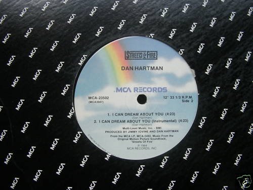 DAN HARTMAN - STREETS OF FIRE - I CAN DREAM ABOUT YOU