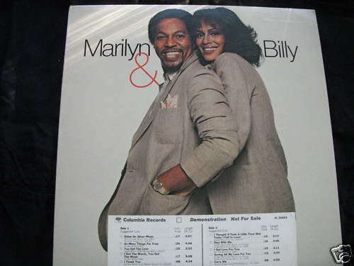 MARILYN McCOO & BILLY DAVIS JR.-MARILYN & BILLY - PROMO