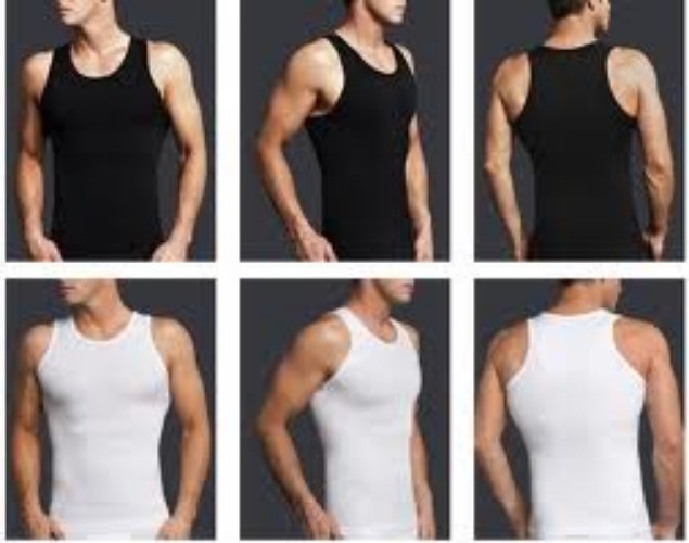 Men Body Shaper White xLarge,Slimming Men Waist Cincher,Men Compression Shirt,Slimming Shirt