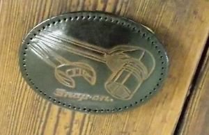 Collectible Leather Snap On Tools Belt Buckle