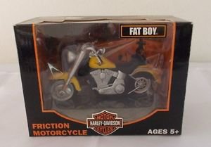 COLLECTIBLE HARLEY DAVIDSON FRICTION MOTORCYCLE TOY FAT BOY