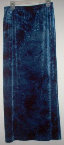 new PALE size L blue funky skirt soft NWOT elastic waist
