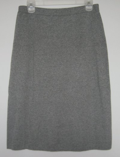 LIZ CLAIBORNE gray skirt size Large CAREER LIKE NEW