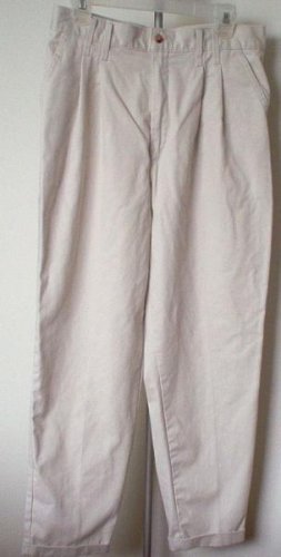Chic pleated khakis size 14 p petite like new condition nice