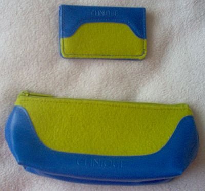 brand new Clinique makeup bag or wallet clutch purse NWOT