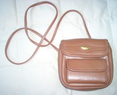 brand new brown LIZ CLAIBORNE purse handbag multiple pocket NWOT