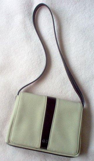 NWOT CITY DKNY handbag purse tan black brand new bag