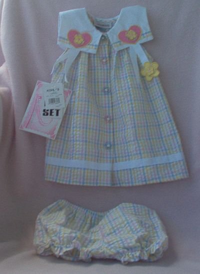 brand new Youngland NWT 2 pc sundress 18 months outfit set