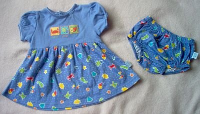 brand new First Moments dress bloomer outfit set 0 3 6 months NWOT