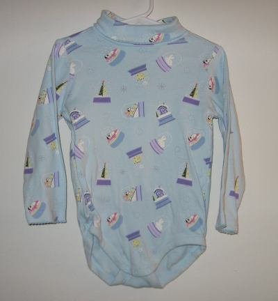 LIKE NEW Apres Ski snow globes onesie size 2T Gymboree