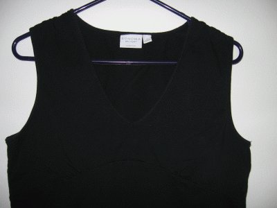 LIKE NEW Sonoma STRETCH black tank size large