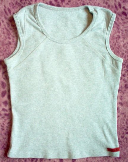 Lot of 2 Cotton City tanks tank grey gray black like new size medium
