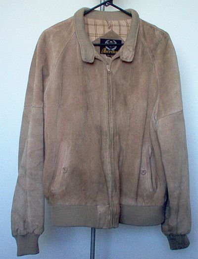 vintage Aberdeen cowhide split leather jacket size 44 gently used condition