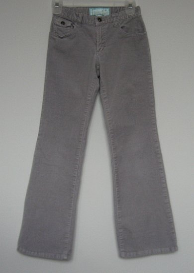 OLD NAVY girls soft pants size 12 gray adjustable waist