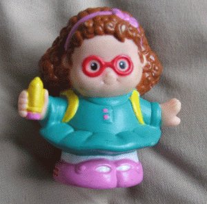 2001 Fisher Price Little People MAGGIE school bag