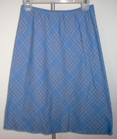 brand new LIZ CLAIBORNE size 6 blue knee length skirt NWOT