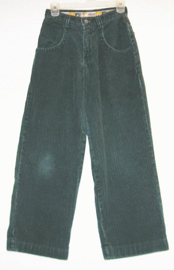 JNCO Flamehead green corduroy pants size 12 good condition