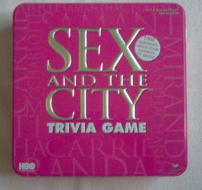 Sex and the City trivia game pink collector tin like new