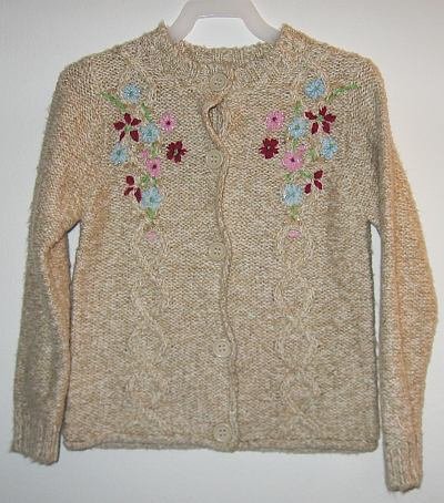 New Faded Glory Acrylic Cardigan sz 5T