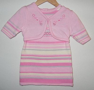Organic Preemie Sweater Dress w/ Shrug