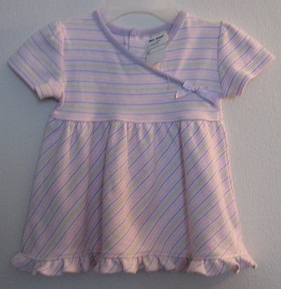 Brand new pastel George Organic Dress 0-3 months NWT