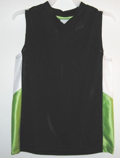 Green and Black Athletic Works Jersey sz XS 4/5