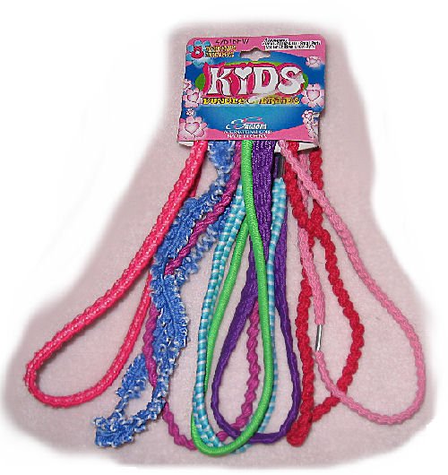 brand new Set of 8 Kids Headwraps Headbands elastic NIP
