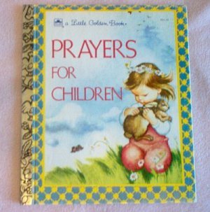 Prayers for Children Little Golden Book 1974 1952 good condition
