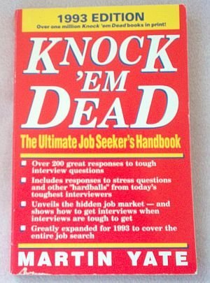 Knock 'Em Dead Job Seeker's Martin Yate 1993 book good condition
