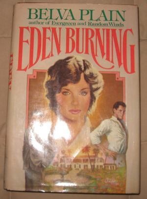 Book: Belva Plain Eden Burning 1982 hardcover with dustjacket good condition