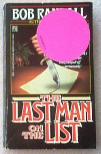 Book: Last Man on the List by Bob Randall fair used condition