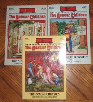 Lot of 3 Boxcar Children Books paperback gently used
