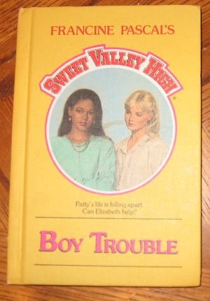 Sweet Valley High Boy Trouble hardcover good condition