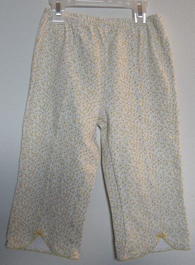 GYMBOREE yellow flower capri legging size large 5 years like new