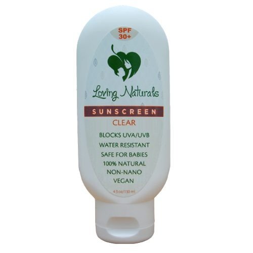 Loving Naturals CLEAR Sunscreen 2.5oz SFP30+ improved original vegan formula organic chemical free